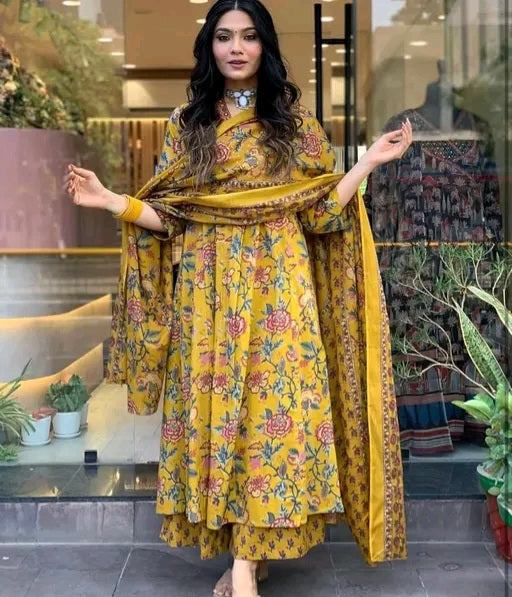 Style yellow kurti