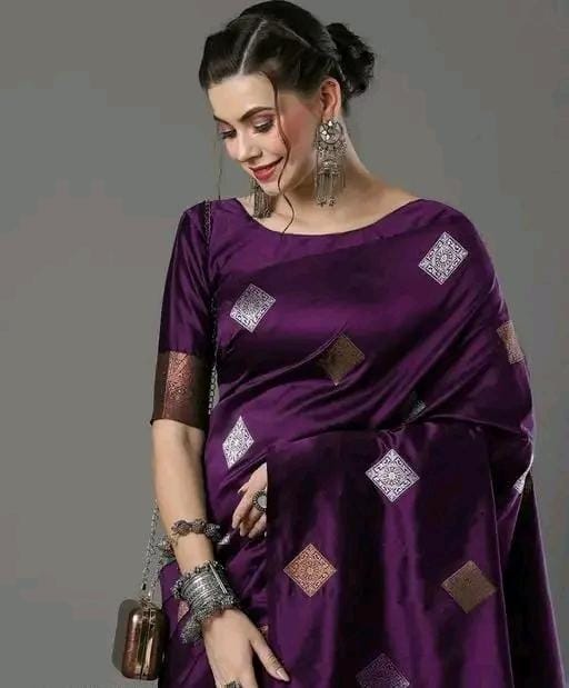 New banarasi silk saree for women