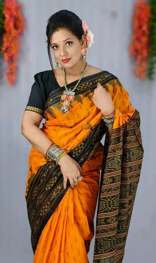 New sambalpuri printed cotton saree