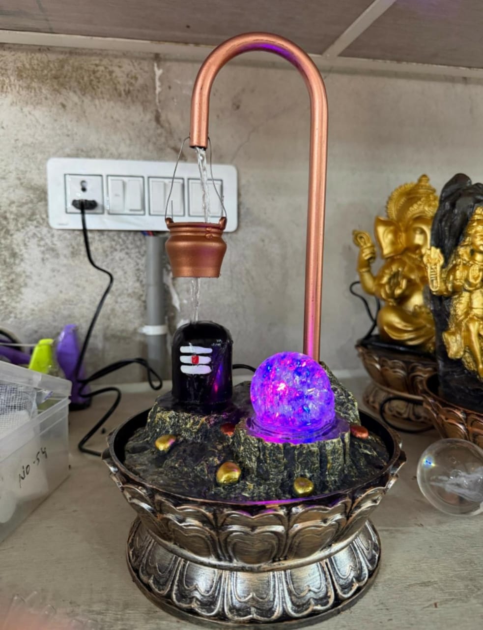 ShivLing Black Home Decor Spritual Murti