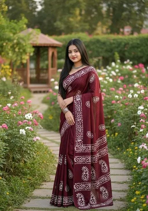 New trending saree pure cotton saree