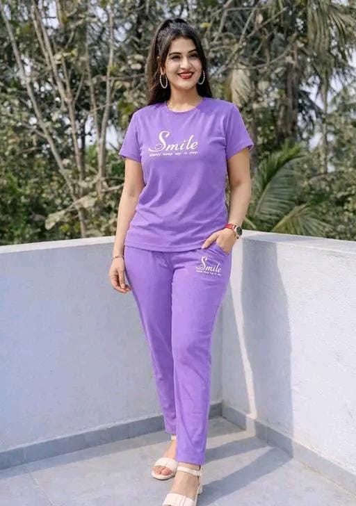 Cotton top & bottom casual wear women