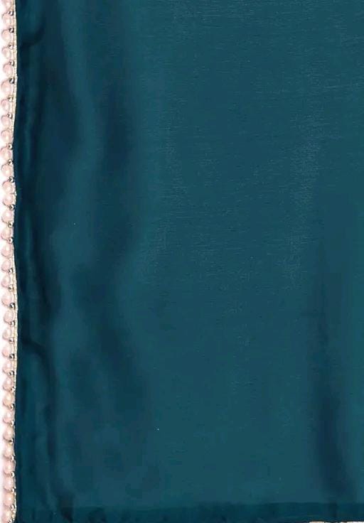 Trendy satin silk fabric saree with embroideryvpattern blouse
