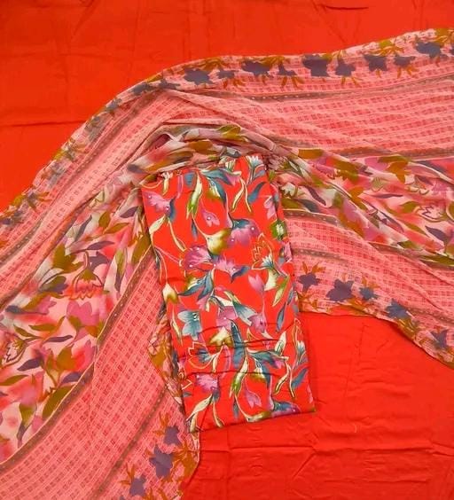 Women's letest cotton sulit and dress material