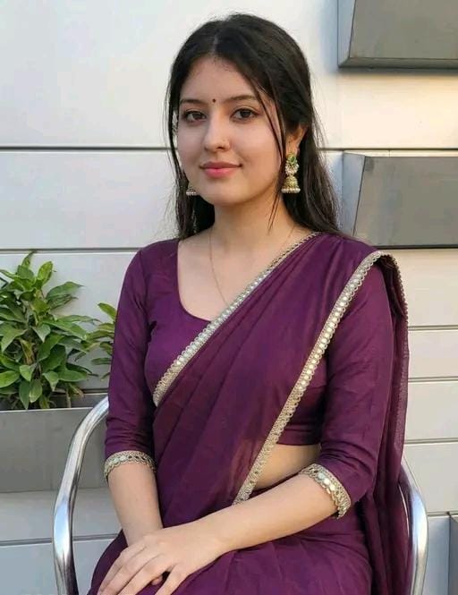 Women fancy soft silk saree with mirror touch border for women