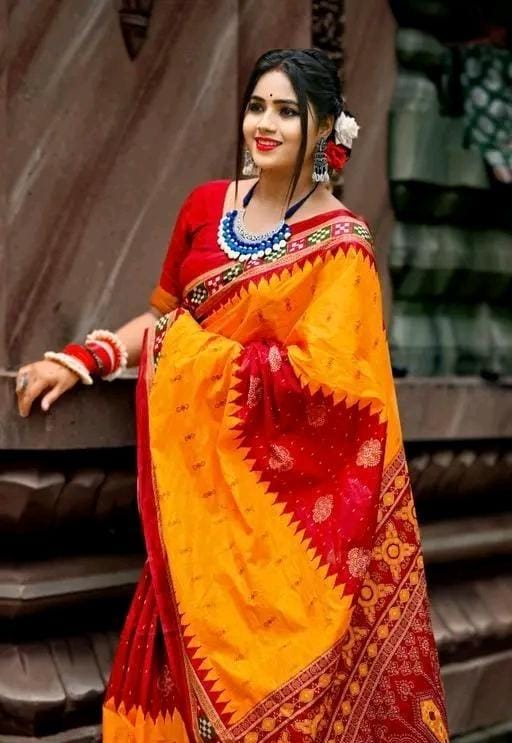 Odisha fancy printed cotton saree