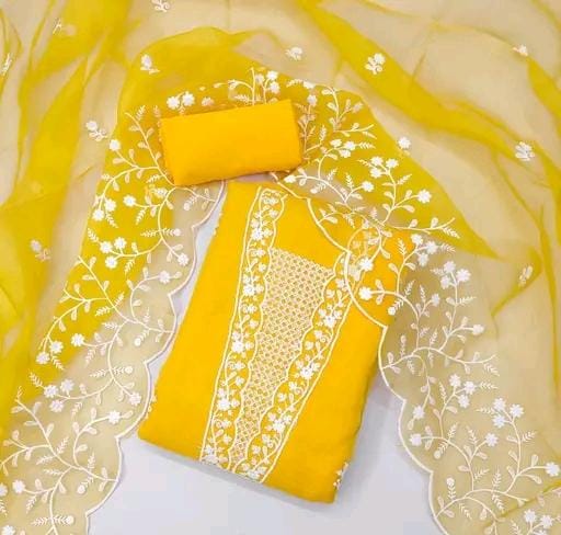 Organza dress materal