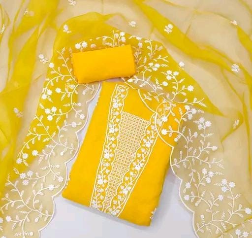 Organza dress materal