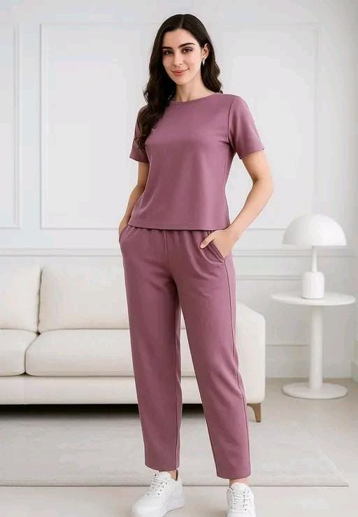 Cotton top & bottom casual wear women