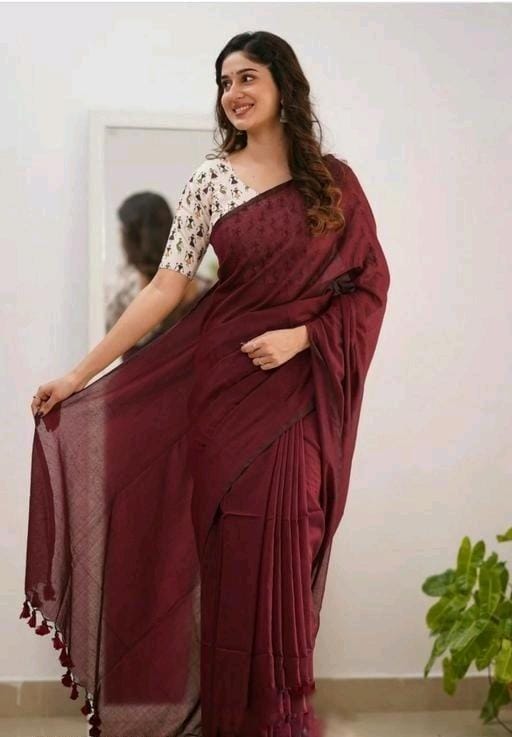 Handloom cotton saree