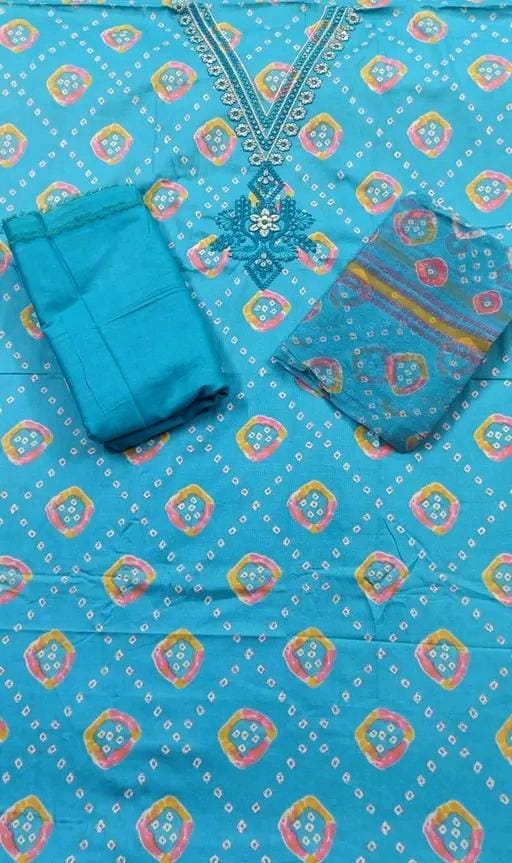 Latest women's best qualitiy cotton suit and dress materail