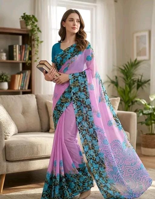 Daily wear printed saree