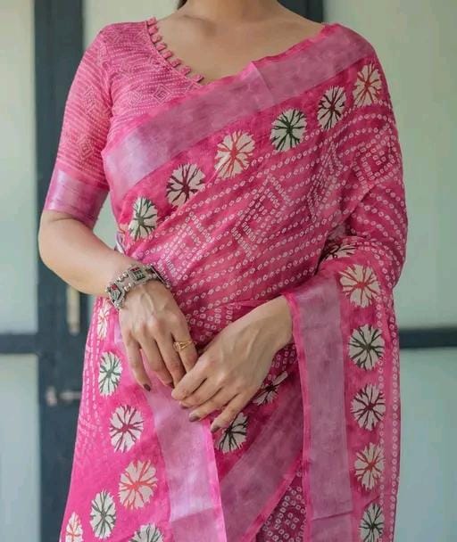 Women fancy cotton saree