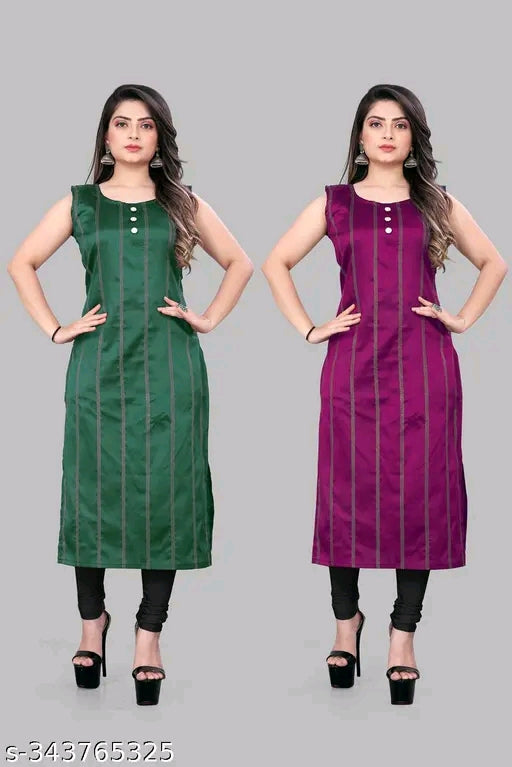 Trendy women silk kurti