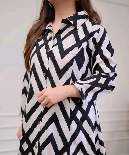 Women fancy kurti with bottomwear