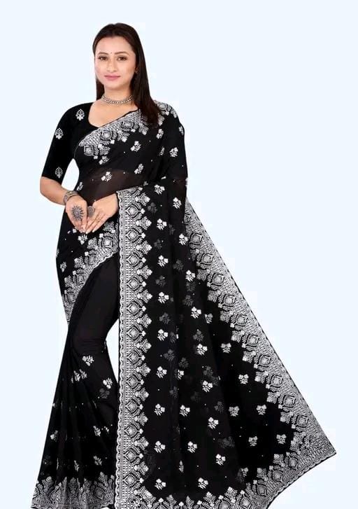 Women kashvi alluring georgette saree