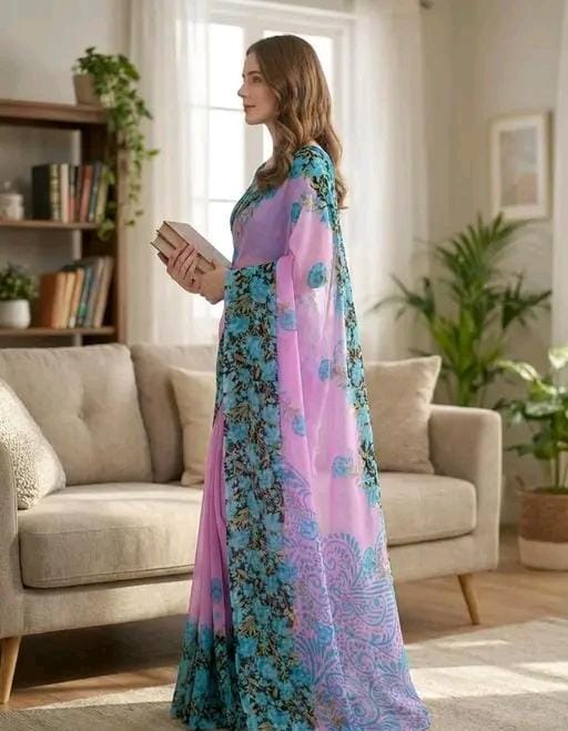 Daily wear printed saree