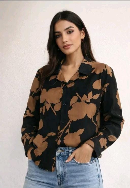 Black and brown ladies shirts