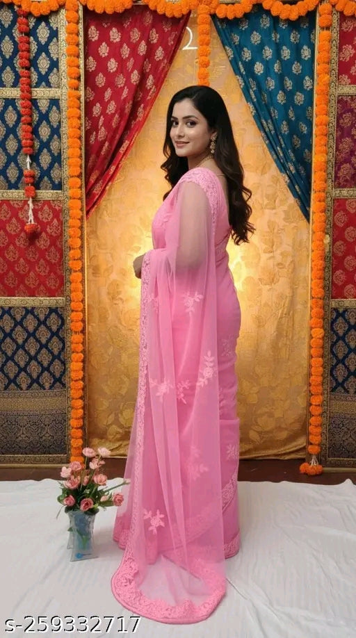 Trend fancy net saree