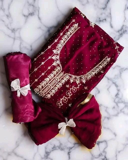 Women fancy suit dupatta and salwar