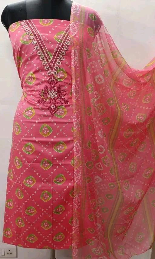 Latest women's best qualitiy cotton suit and dress materail