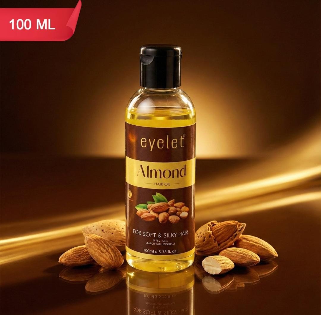 Eyelet Almond Hair Oil