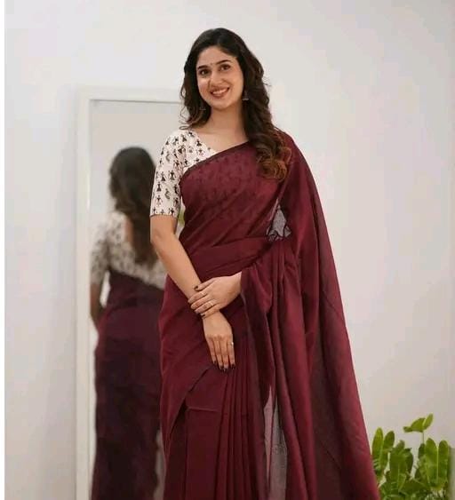 Handloom cotton saree