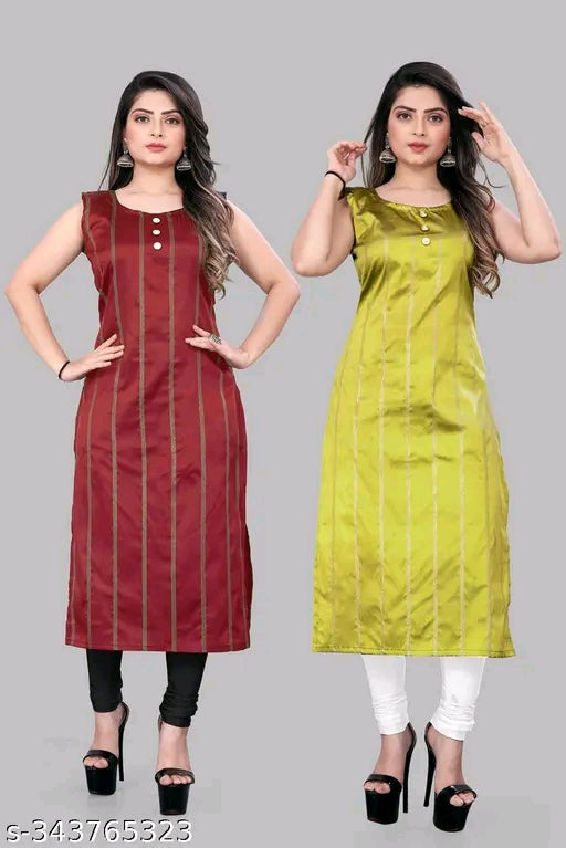 Trendy women silk kurti