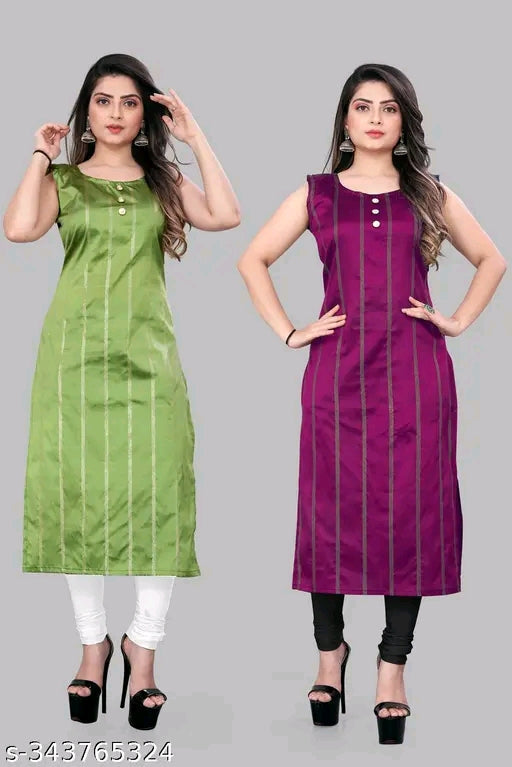 Trendy women silk kurti