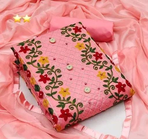 Women trendy cotton suit & dress materials