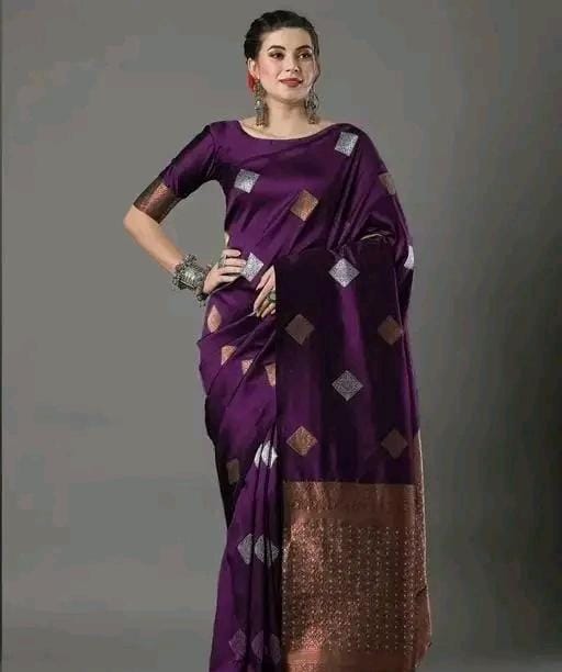 New banarasi silk saree for women