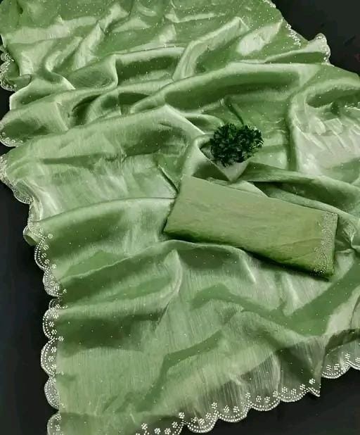 Jimmy chu organza party wear saree
