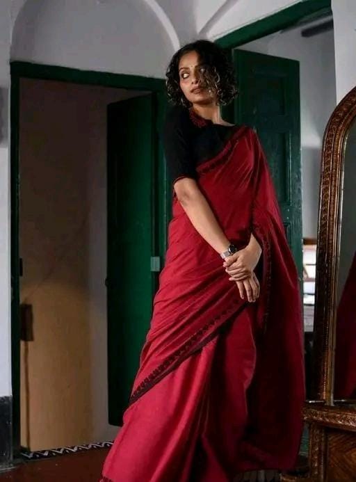 Khadi cotton saree for women