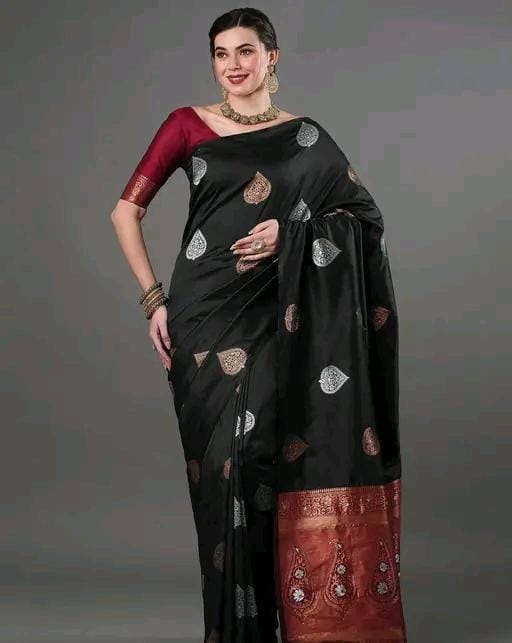 Women fancy jacquard saree