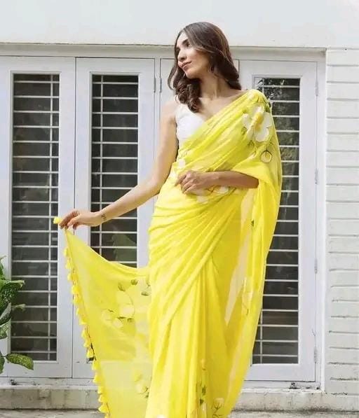 Lilen saree