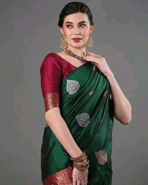 Women fancy jacquard saree
