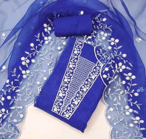 Organza dress materal