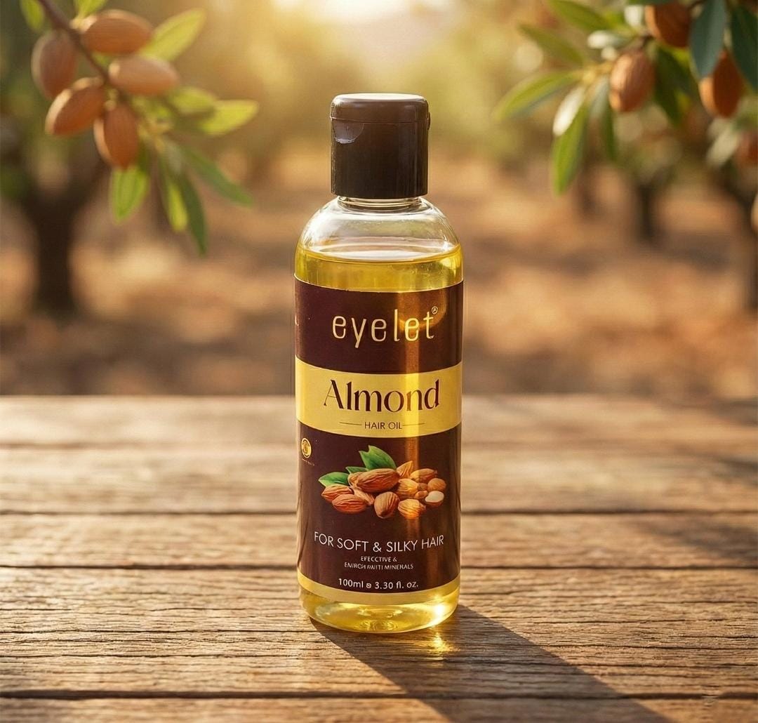 Eyelet Almond Hair Oil