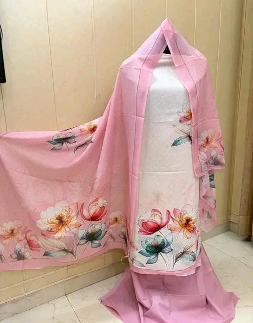 Muslin cotton suit