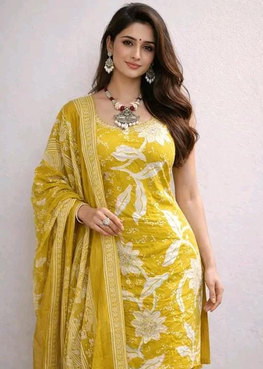 Women's best jaam cotton suit dress material