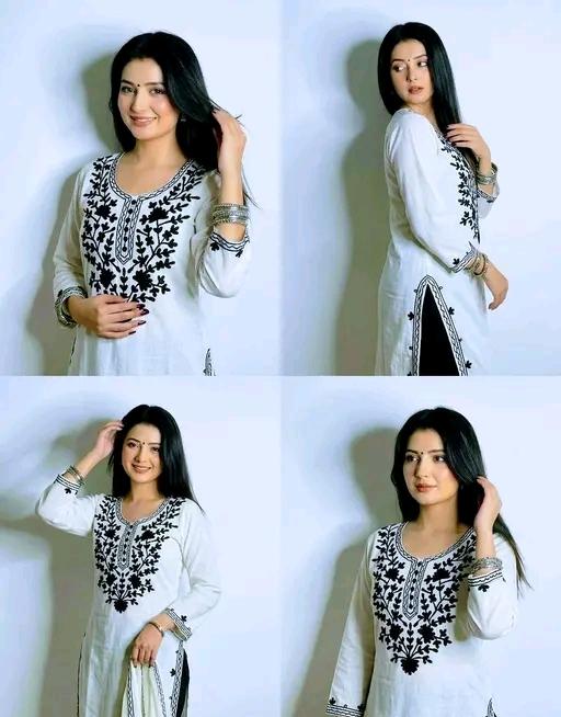 Catalog Name:*Cotton Blend  Women Kurti With Bottomwear*