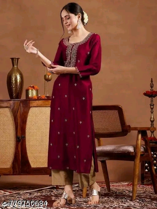 Silk kurta