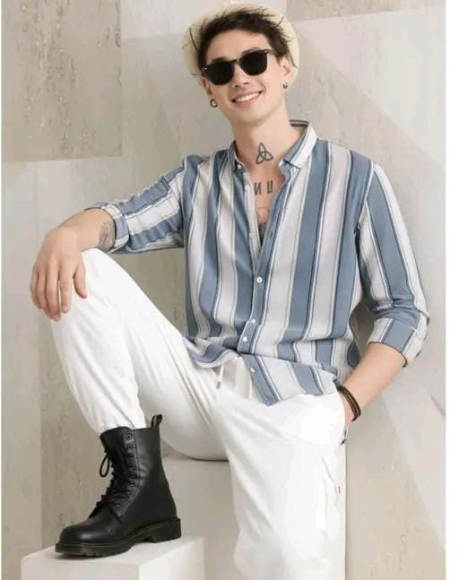 Fancy lining shirt for men
