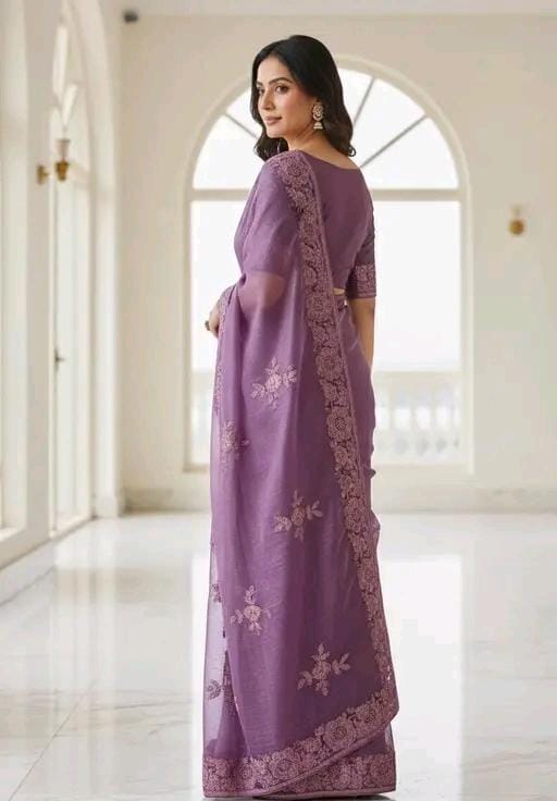 Fancy bollywood net saree