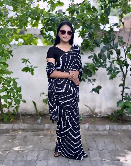 Georgette saree with blouse