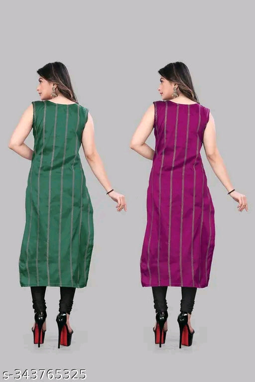 Trendy women silk kurti