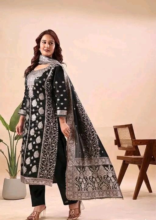 Unstitched suit material for women