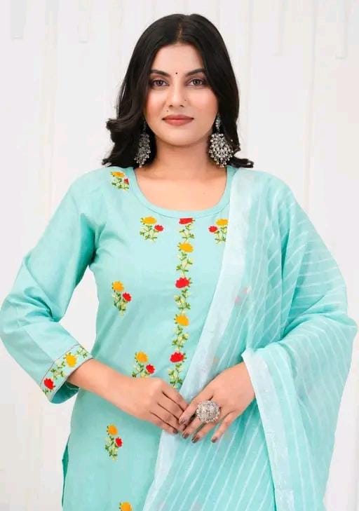 Women embroidery kurta set