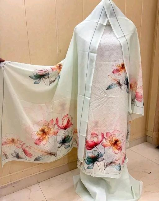 Muslin cotton suit