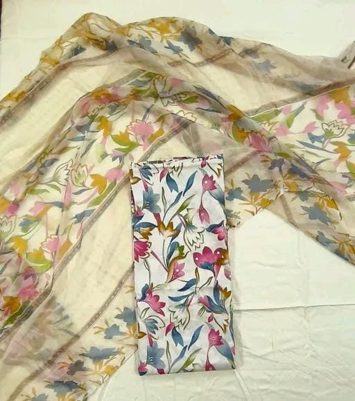 Women's letest cotton sulit and dress material